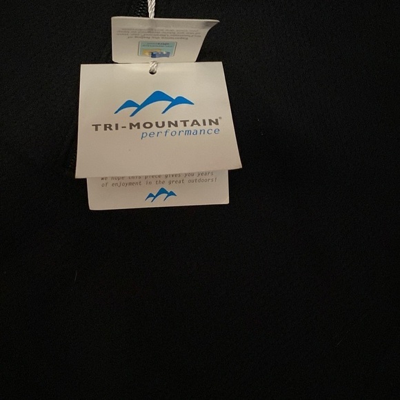 NWT Tri-Mountain Performance Shirt Men’s Sz M Black Activewear Moisture wicking - Picture 6 of 10